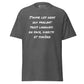 T-shirt classique homme/femme (J'aime les gens qui parlent trois langues: en face, directe et sincère)