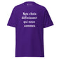 T-shirt classique homme/femme (Nos choix définissent qui nous sommes)