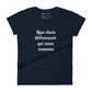 T-shirt à Manches Courtes Ajusté pour Femmes (Nos choix définissent qui nous sommes)